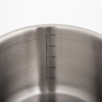 Кастрюля &laquo;Общепит&raquo;, 3 л, d=18 см, h=12 см, капсульное дно, индукция