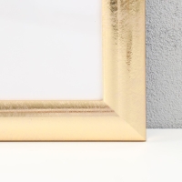 Фоторамка пластик МИРАМ 30х40 см 211 золото (пластиковый экран)