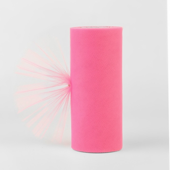 Фатин, 15 см, 11 &plusmn; 1 г/кв.м, 23 &plusmn; 1 м, цвет розовый №4