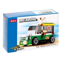 Конструктор Механо &laquo;Стритфуд авто&raquo;, инерция, 54 детали