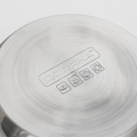 Кастрюля с крышкой из нержавеющей стали Доляна &laquo;Классика&raquo;, 3 л, d=20 см