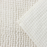 Коврик для дома LaDо́m, букли, плотность 1000 г, 50&times;80 см, цвет белый