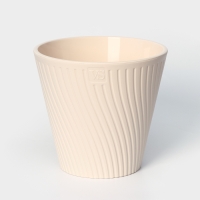 Кашпо для цветов со вставкой &laquo;Луи&raquo;, 2.7 л, цвет кремовый