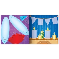 Объёмные аппликаций &laquo;Новый год у ворот&raquo;, набор 2 шт. по 20 стр.