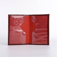 Обложка для паспорта, цвет бордовый