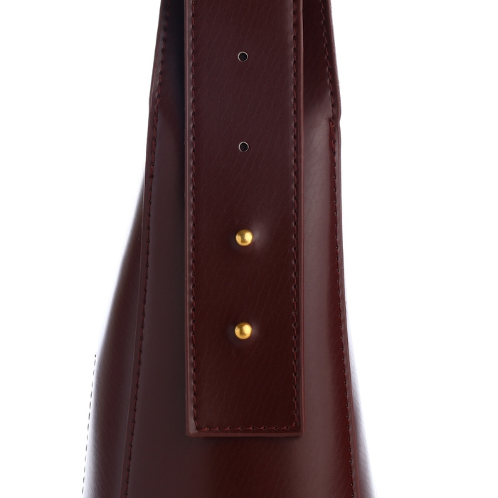 Сумка женская на винтовом замке TEXTURA, средний размер, цвет коричневый