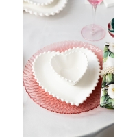 Соусник фарфоровый Magistro &laquo;Сердце&raquo;, 260 мл, d=11,5, цвет белый