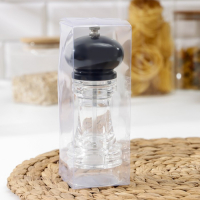 Мельница для специй Доляна &laquo;Скина&raquo;, 16&times;6 см, цвет чёрный