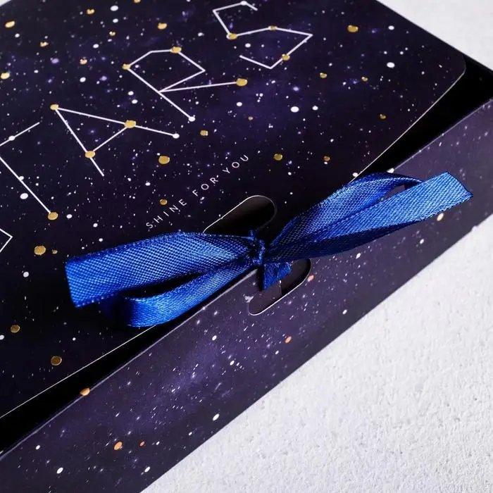 Коробка подарочная, упаковка, &laquo;Космос: Stars&raquo;, 16.5 х 12 х 5 см, БЕЗ ЛЕНТЫ