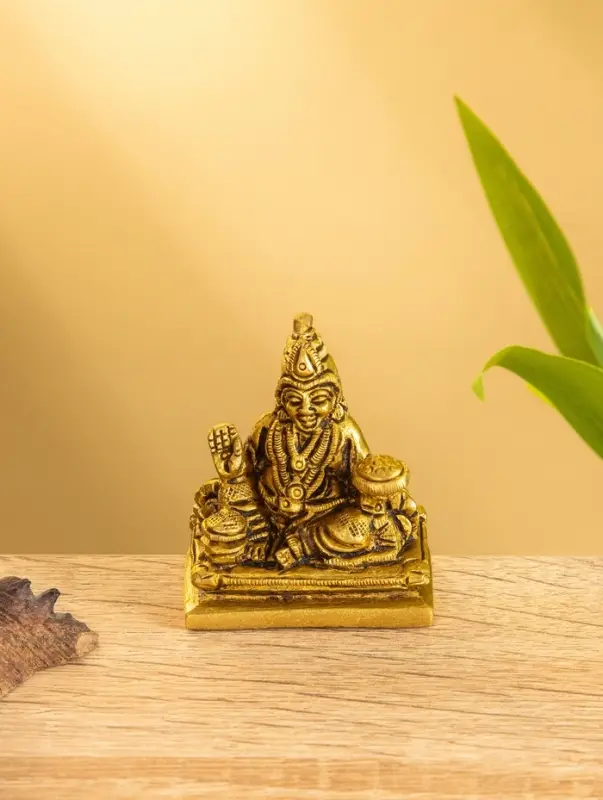 Сувенир "Лакшми" латунь 4,5х2,5х5,5 см