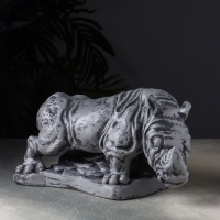 Копилка "Носорог" 32х19х16 см, серый