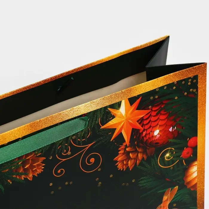 Пакет подарочный новогодний ламинированный &laquo;Чудо&raquo;, L 40 х 31 х 11.5 см