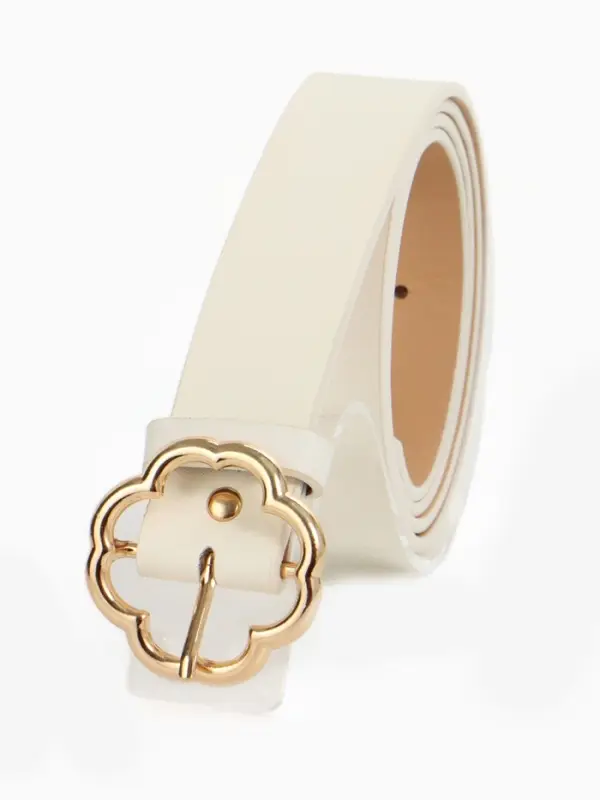 Ремень жен 05-01-01-01, Март2512, 2,8*0,3*110 см, без винта, пряж золото, 1 прокол,