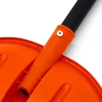 Лопата 410 х 460 мм, пластик, металлический черенок, оцинкованная планка Вьюга №5 Премиум