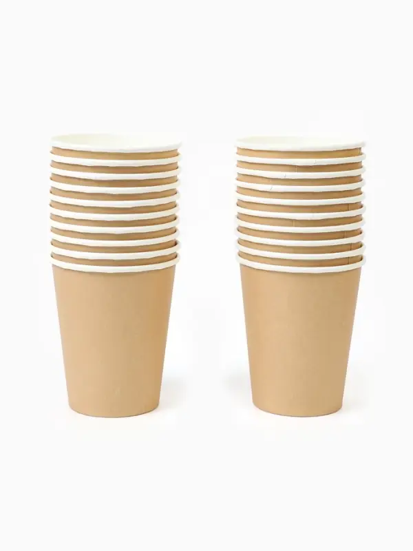 МП Набор бумажной посуды "Крафт", 20 персон