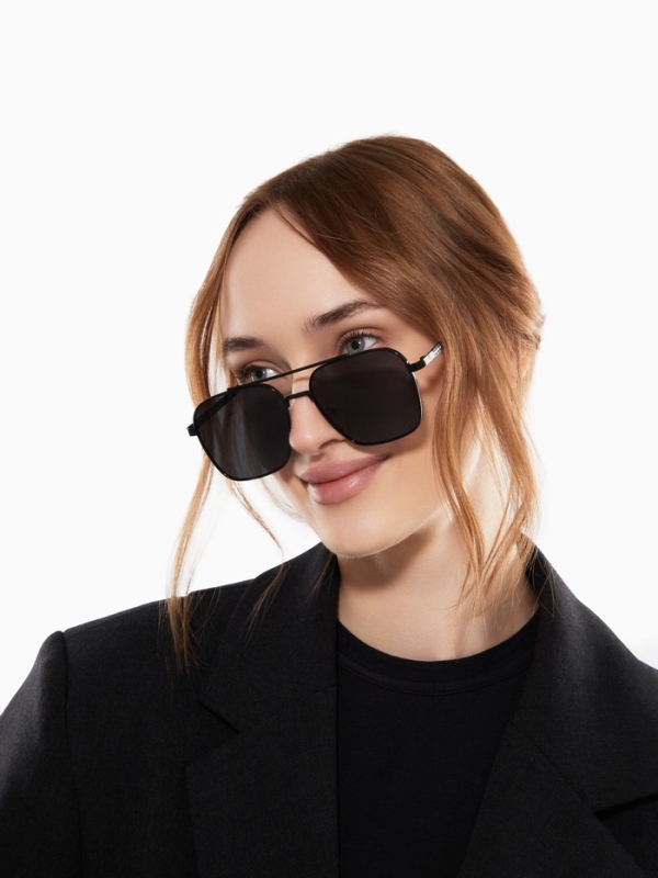 Очки солнцезащитные uv 400, дужка 13.1 см, ширина 12.5 см, линза 4.9&times;5.3 см