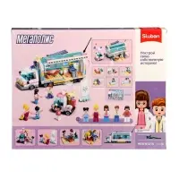 Конструктор инерционный Мегаполис "Скорая помощь", 477 деталей, 6+
