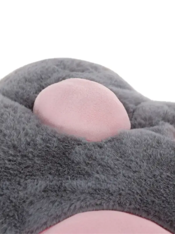 Мягкая игрушка-подушка "Лапка", цвет серый, 30 см 316/30/79-1