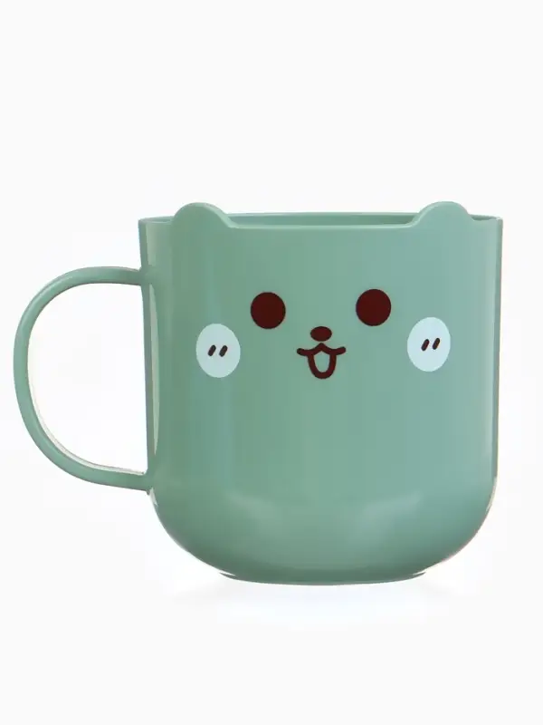 Кружка детская 300 мл., &laquo;Мышонок&raquo;, цвет зеленый, Крошка Я