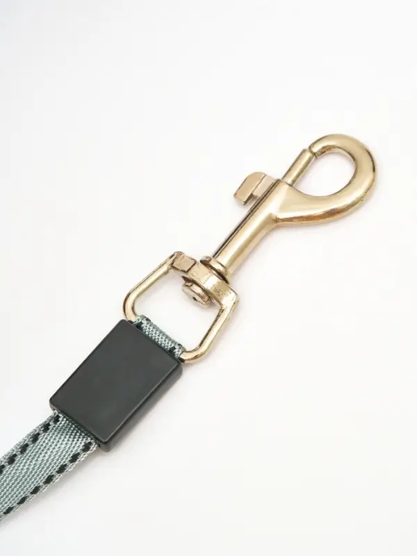 Рулетка - поводок "Косточка", с контейнером для пакетов, трос 3 м, чёрная/оранжевая