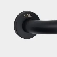 Поручень для ванны St&ouml;lz, 30&times;5&times;7 см, нержавеющая сталь, чёрный