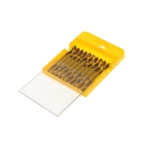 Набор двусторонних сверл по металлу ТУНДРА, HSS-Tin, 4.2 х 55 мм, 10 шт.