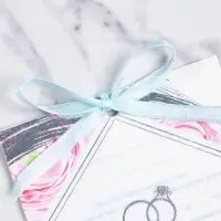 Приглашение на свадьбу: с конвертом &laquo;Нежность&raquo;, 10 х 15 см.