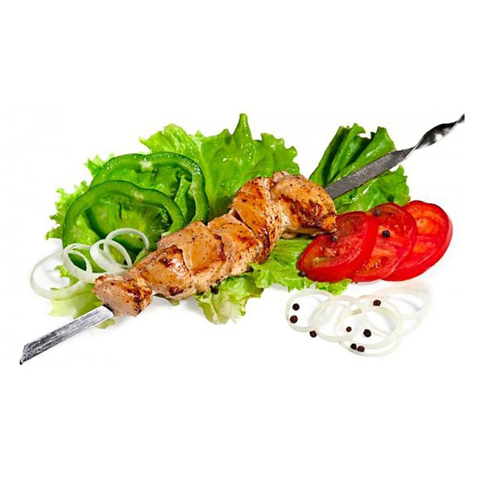 Шампур Maclay, прямой, толщина 1.5 мм, 55&times;1 см