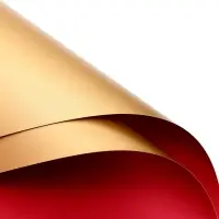 Пленка для цветов, "Золотая сторона", винная, 57x57см &plusmn;5% см