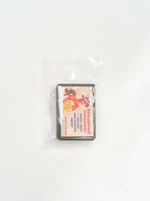 Монета новогодняя сувенирная в коробочке &laquo;1 рубль&raquo;, диам. 2.5 см