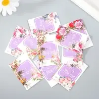 Бирка картон &laquo;8 Марта&raquo; набор 10 шт., 5 видов, 4&times;6 см