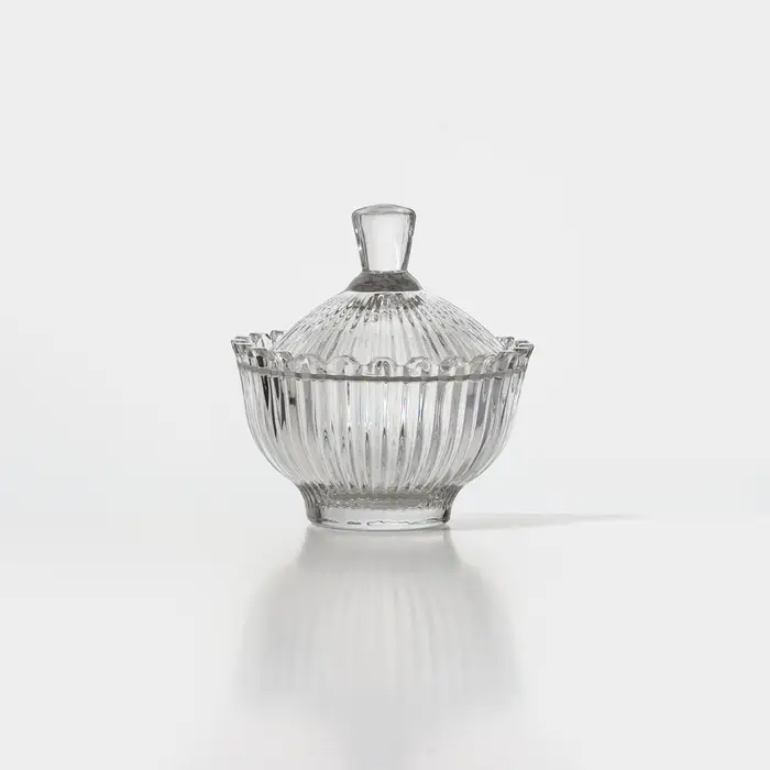 Сахарница стеклянная с крышкой PERSIA, 225 мл