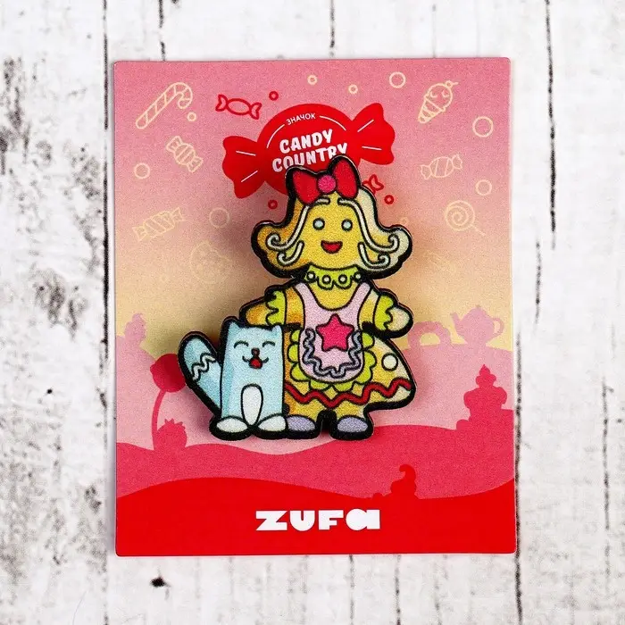 Деревянный значок &laquo;Мисс Пря&raquo;