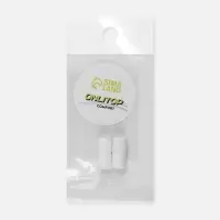 Фиксатор для шнурков, пара, d=8 мм, 1.8 см, белый