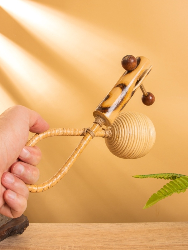 Сувенирный музыкальный инструмент &laquo;Маракас-Стучалка&raquo;, 24&times;15&times;7 см