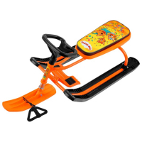 Снегокат &laquo;Тимка спорт 2 Три кота&raquo;, ТС2/ТК, цвет оранжевый/чёрный