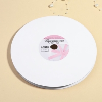 Лента бархатная, с серебряным люрексом, 6 мм, 18 &plusmn; 1 м, цвет белый №01