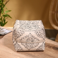 Корзинка плетеная "Бонтанг" бамбук 19х19х14 см, светлая