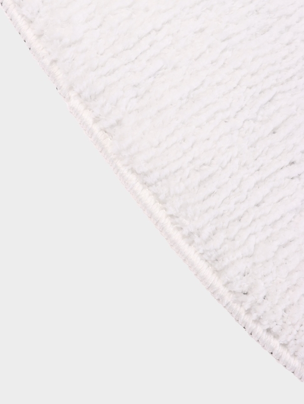 Коврик Доляна White Cat, 50.5&times;61 см, ворс 1.5 см, микрофибра, белый