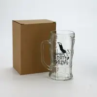 Кружка пивная стеклянная &laquo;Ныряй в пятницу&raquo;, 500 мл