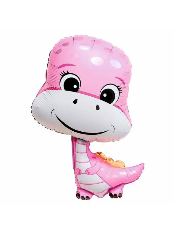 Воздушный шар фольгированный 15" &laquo;Динозаврик девочка&raquo;, 5 шт.