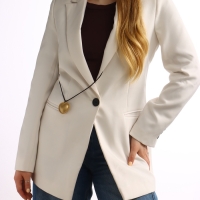 Портупея с кулоном &laquo;Сердечко&raquo; кожа, трансформер, цвет золото, 150 см