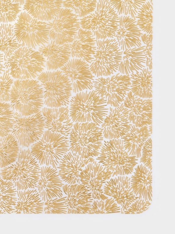 Салфетка сервировочная на стол Доляна &laquo;Салют&raquo;, 45&times;30 см, золотая