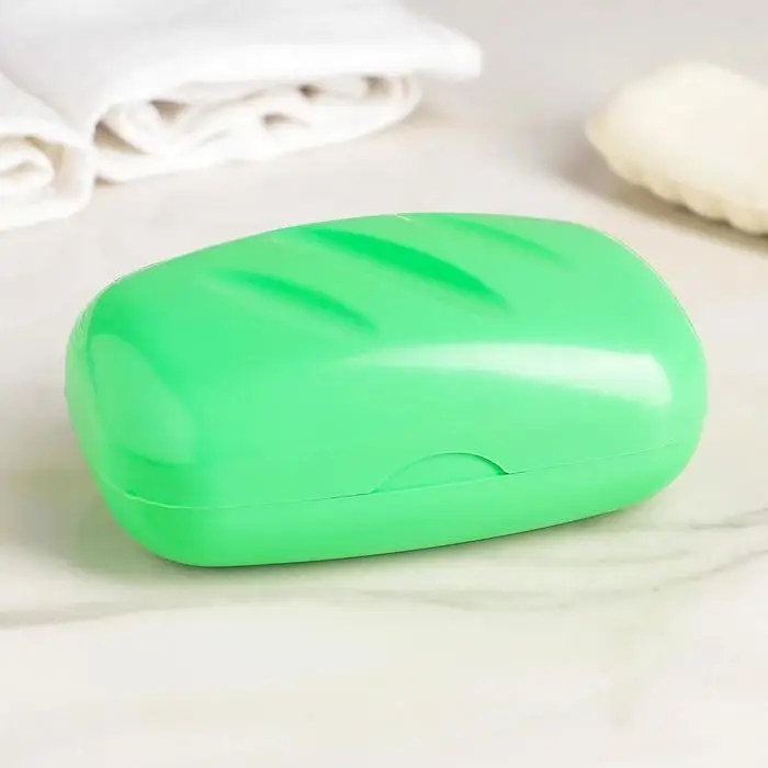 Мыльница дорожная, 11&times;6,5&times;4 см, цвет МИКС