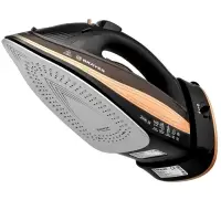 Утюг паровой BRAYER 4010BR, 2400 Вт, керамичекая подошва, 320 мл, беспроводной, коричневый