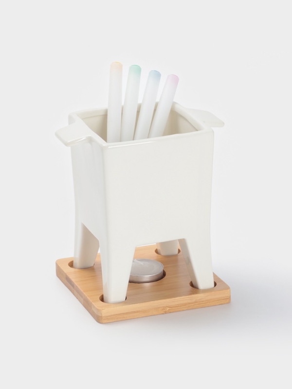 Набор для фондю BellaTenero, 11.5&times;14.5 см, 4 шпашки