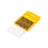 Набор двусторонних сверл по металлу ТУНДРА, HSS-Tin, 5 х 50 мм, 10 шт.