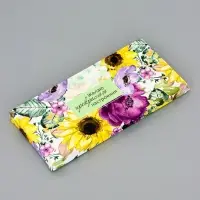 Подарочная коробка под плитку шоколада, без окна, &laquo;Комплимент&raquo;, 17.1&times;8&times;1.4 см