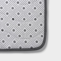 Набор ковриков для ванной и туалета Доляна &laquo;Волна&raquo;, 2 шт, 40&times;50 см, 50&times;80 см, цвет серый