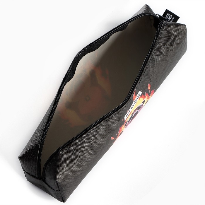 Пенал школьный из искусственной кожи &laquo;1 сентября: Нервы&raquo;, 19 х 8 х 3 см